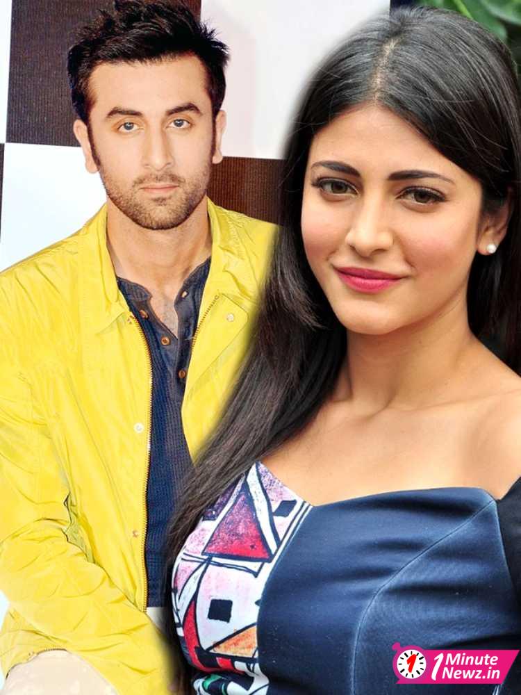 Ranbir Kapoor with Shruti Hassan