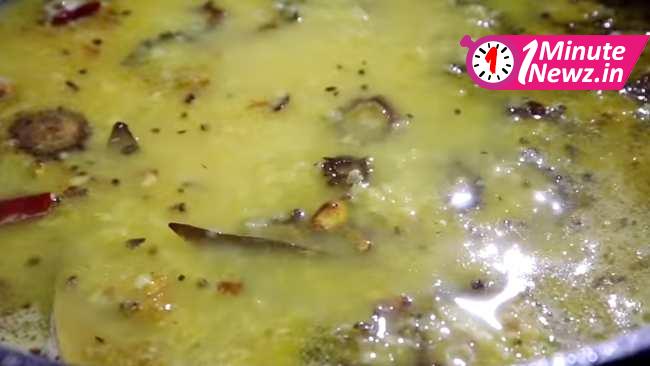 healthy mung dal with karala recipe 6