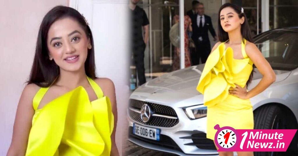 helly shah in cannes 2022 red carpet for first time