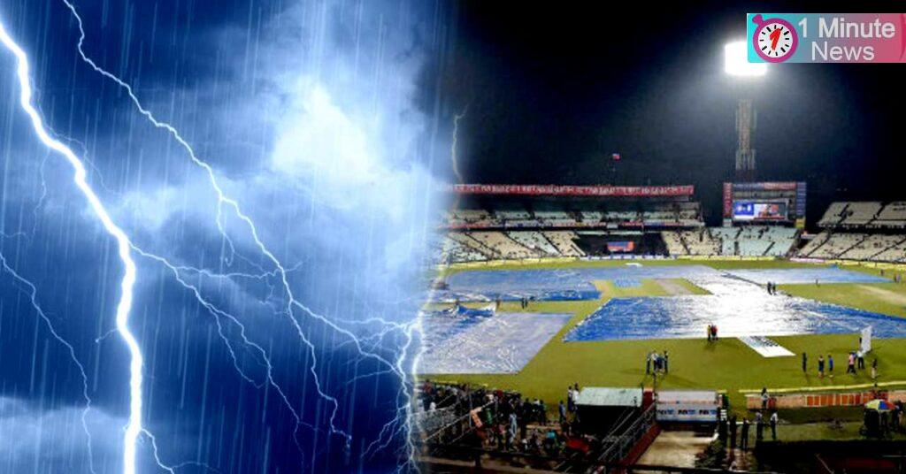 ipl might be cancelled due to kolkata thunderstrom rainfall