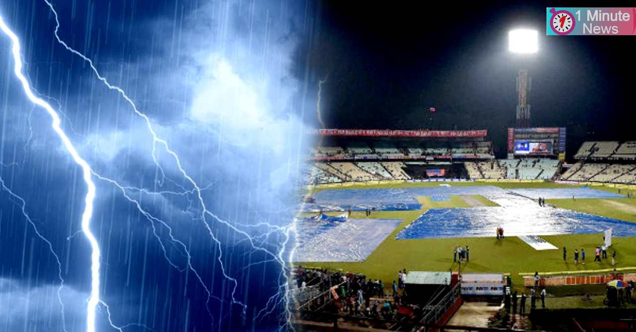 ipl might be cancelled due to kolkata thunderstrom rainfall