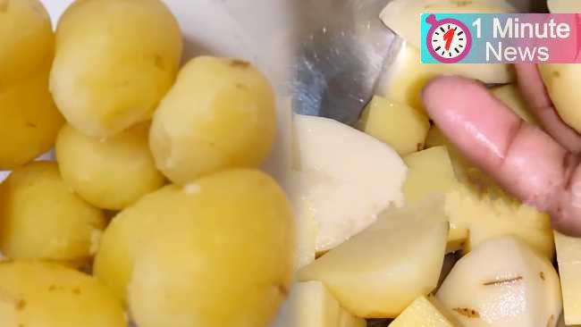 niramish aloo tarkari cooking recipe 2