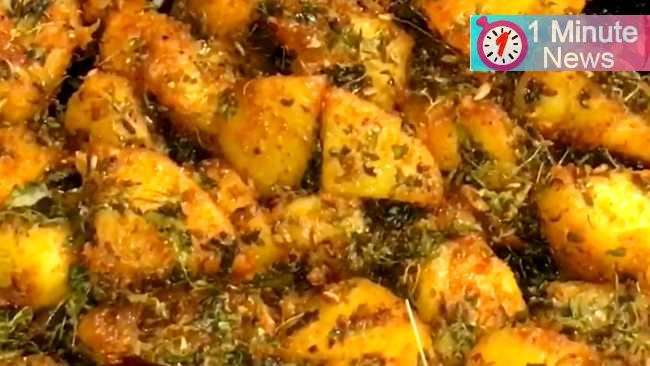 niramish aloo tarkari cooking recipe 5