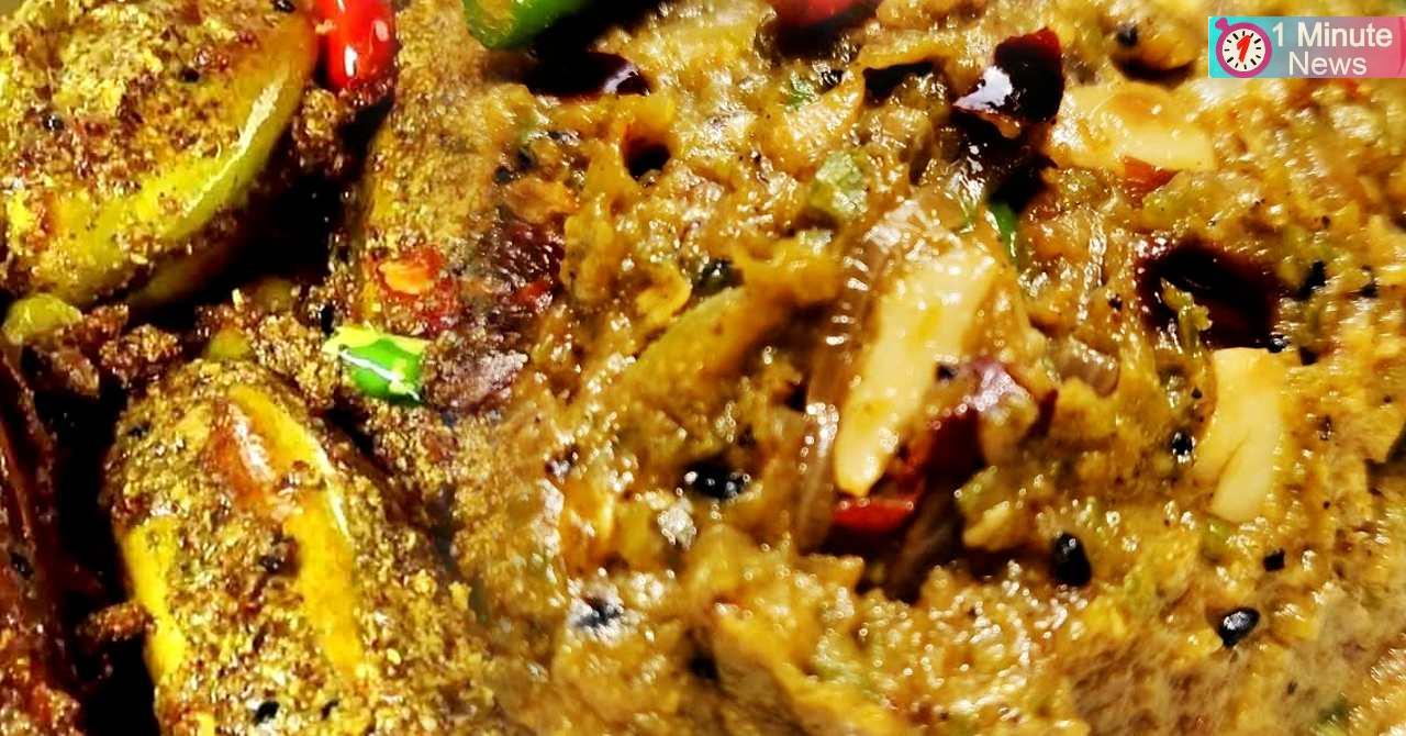 testy pora potol bhorta recipe