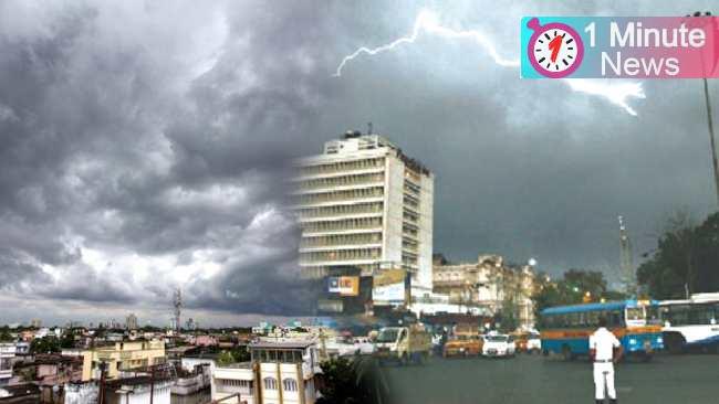 kolkata thunderstrom rainfall