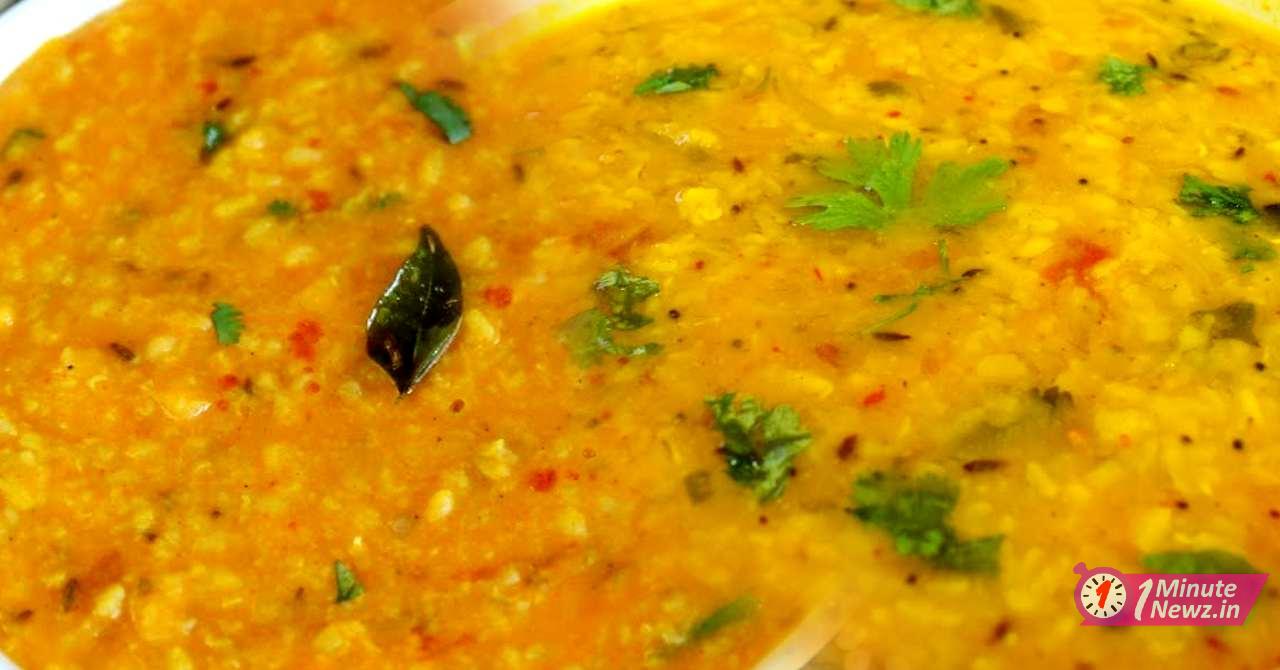 bengali style tasty moong dal cooking recipe