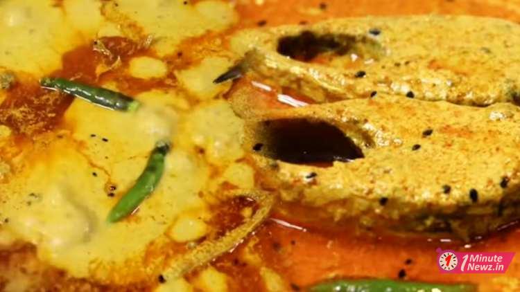 unique shorshe ilish cooking recipe 