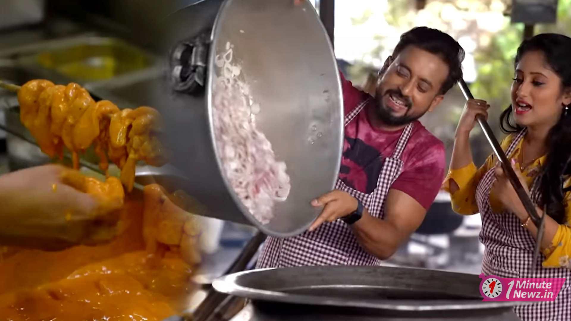 ismart jodi new promo celebrity cooking and selling street foods