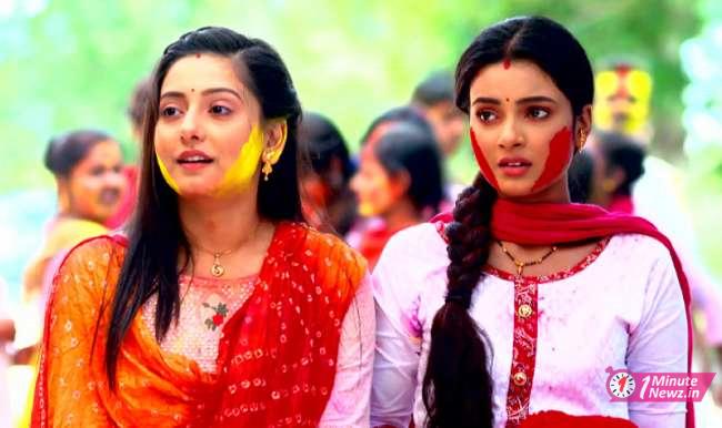 jibansathi serial priyam and jhilam actress srabani and diya