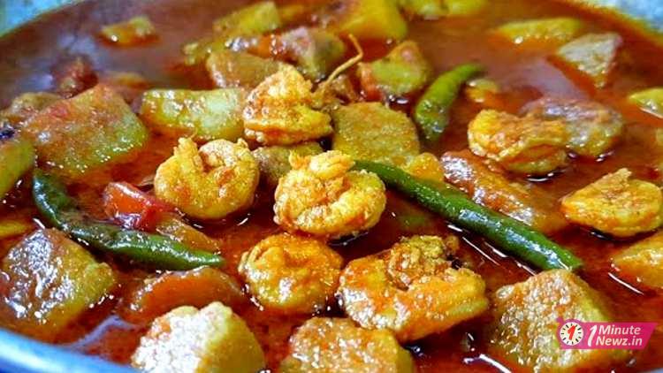 tasty and unique ol chingri recipe