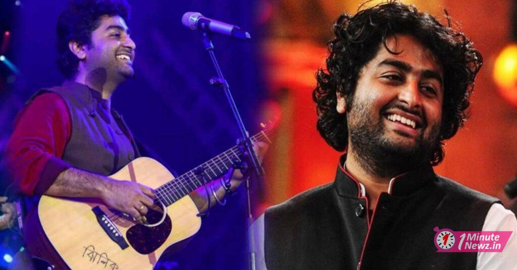 mysterious names writtten on arijit singh guitar