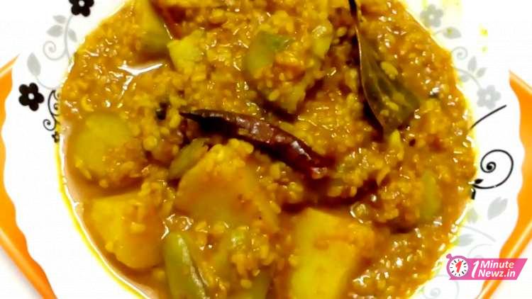 unique style veg moong potol recipe