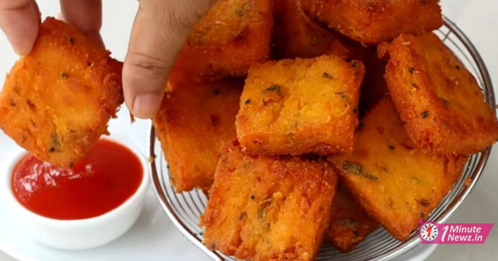 aloo suji diye tasty and crispy snacks recipe