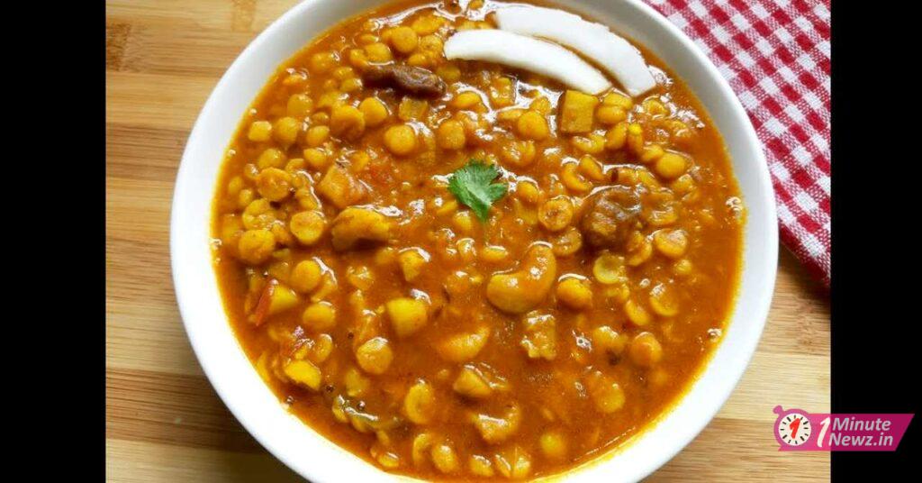 tasty cholar dal recipe with coconut