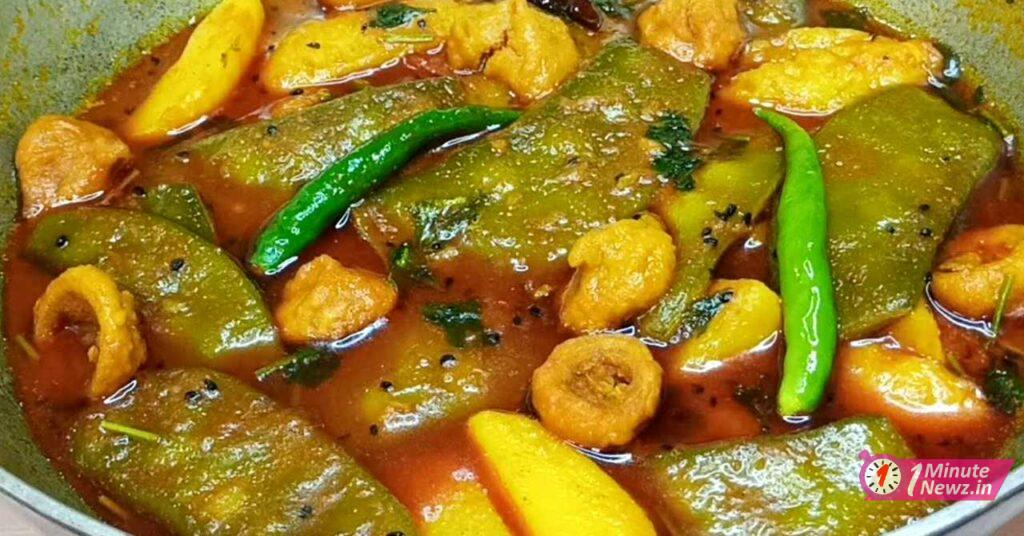 healthy and tasty sheem aloo bori recipe