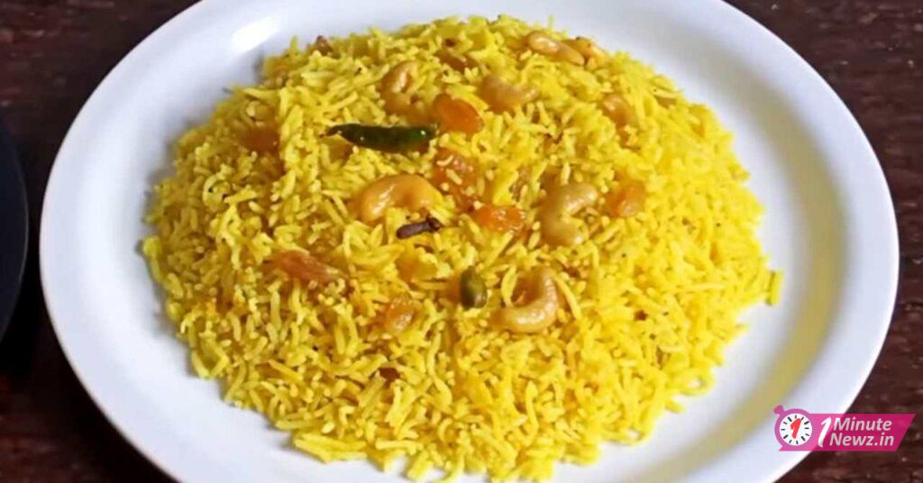 tasty basanti pulao recipe