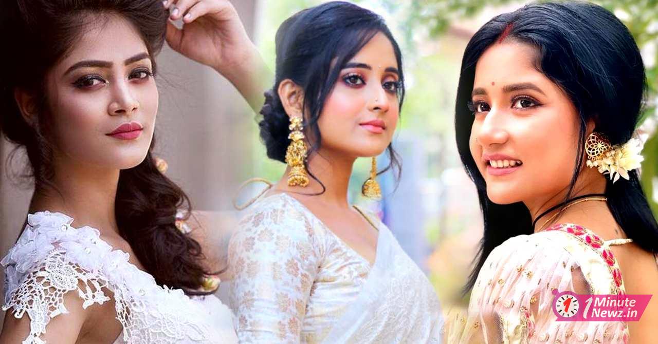 bengali serial actresses in white dress album