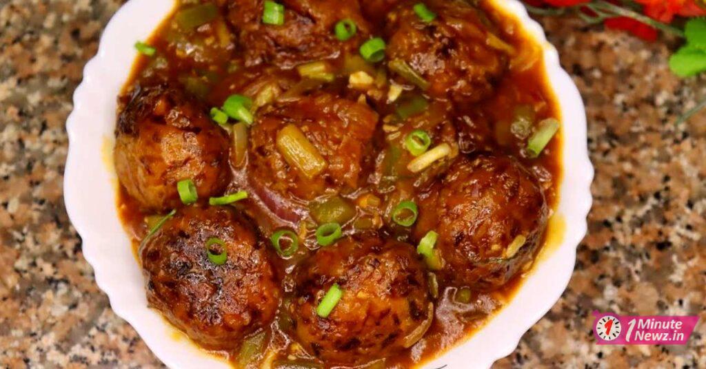 mix veg manchurian recipe