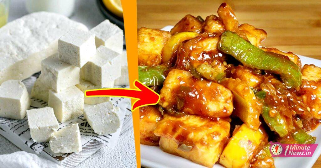 pure veg capsy paneer recipe