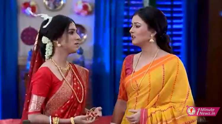 parna try to save barsha for marraige in neem phooler modhu