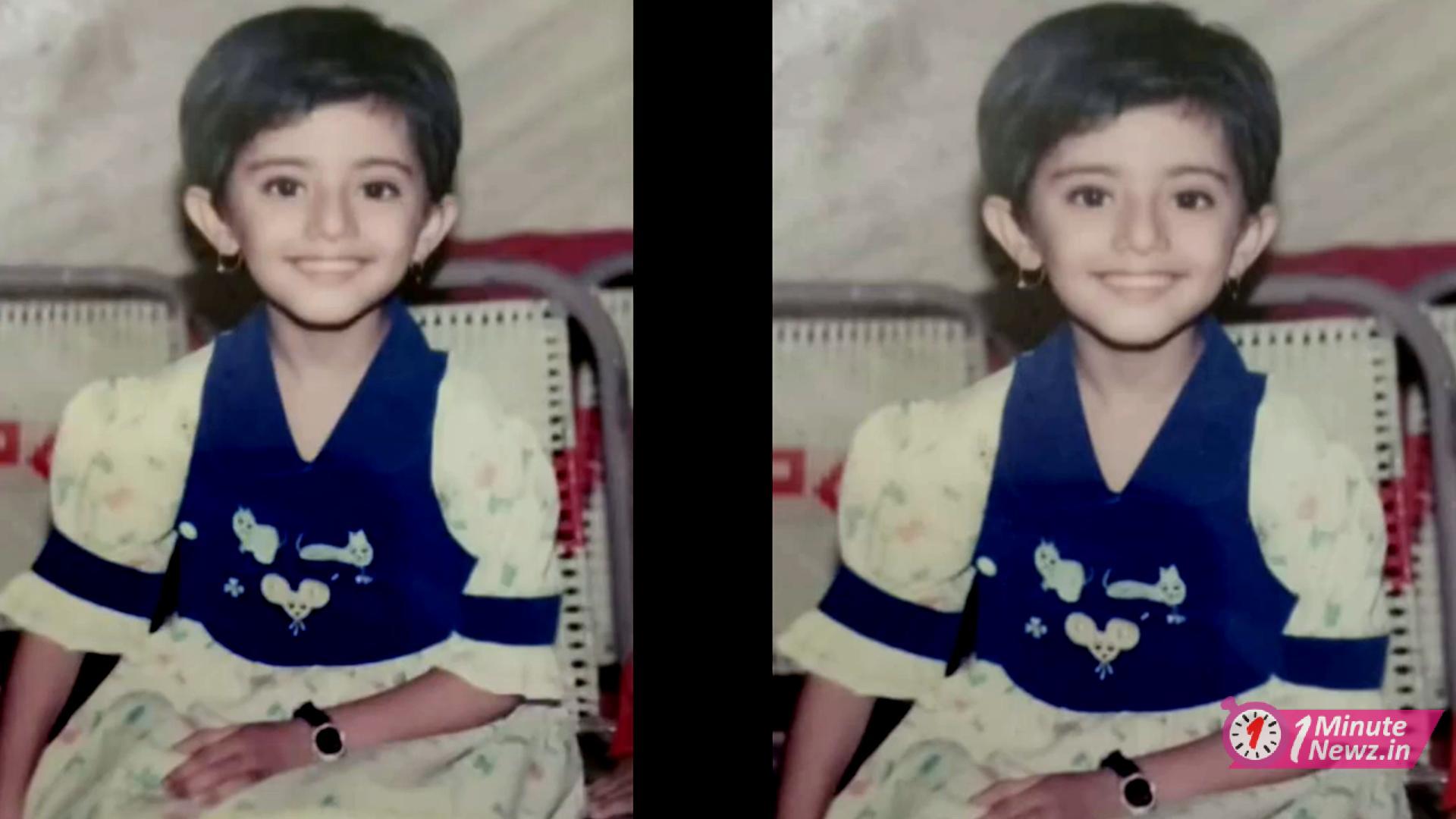 manali manisha dey's childhood photo viral on social media