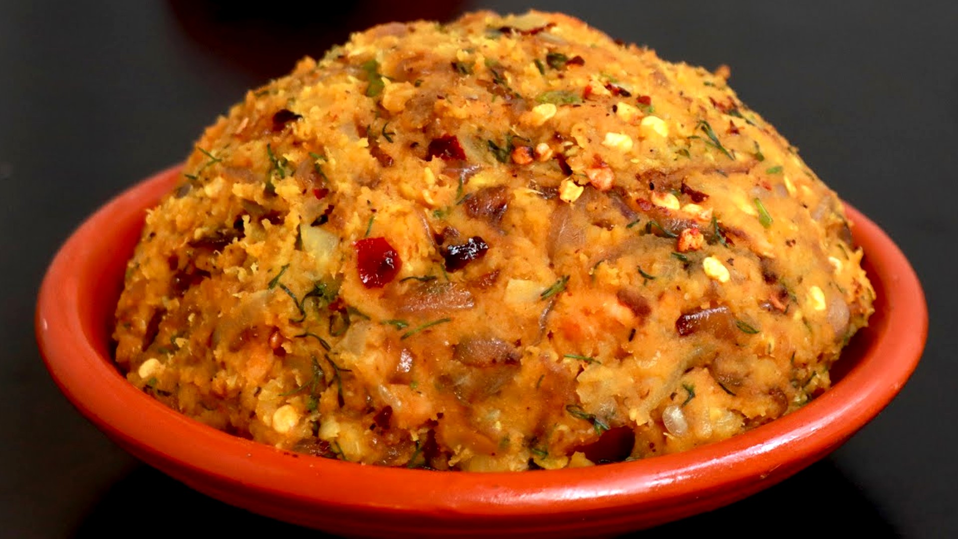 musur dal diye chingri macher bharta recipe