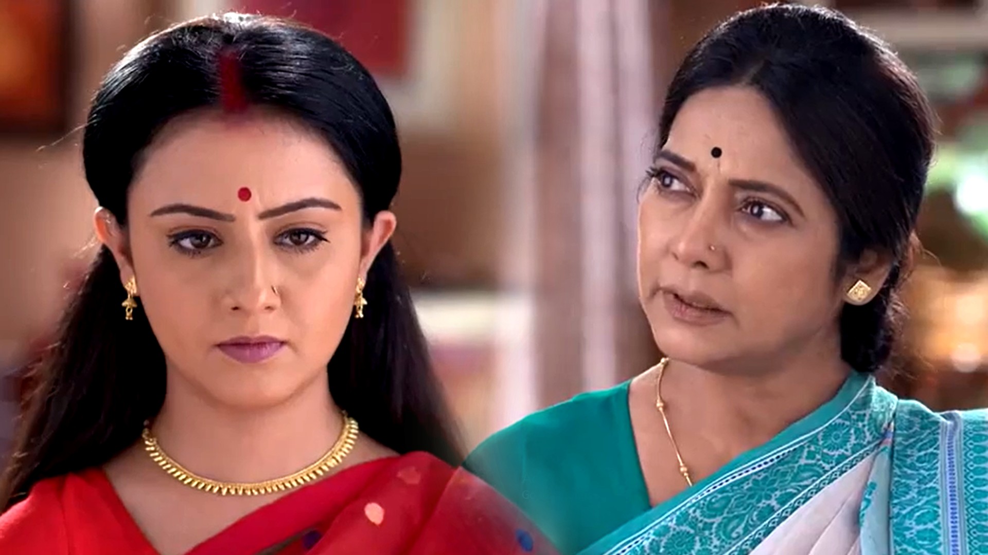 in kar kache koi moner kotha serial shimul told her sasuri she never leave her right's