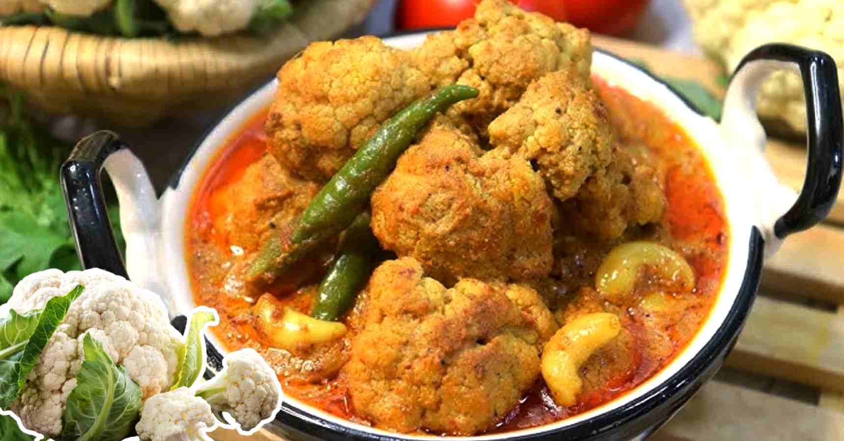 tasty kashmiri fulkopir dum recipe