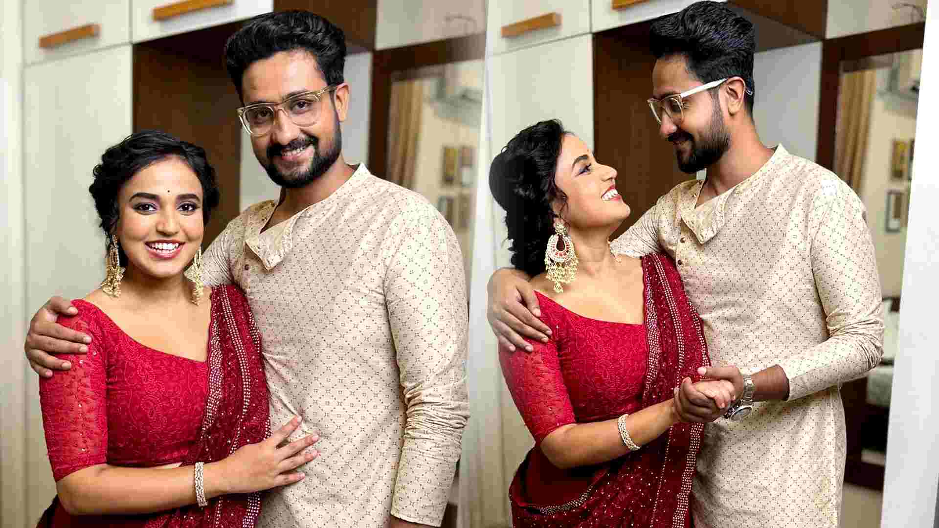 writwik mukherjee and annwesha hazra togather shared a photo on social media