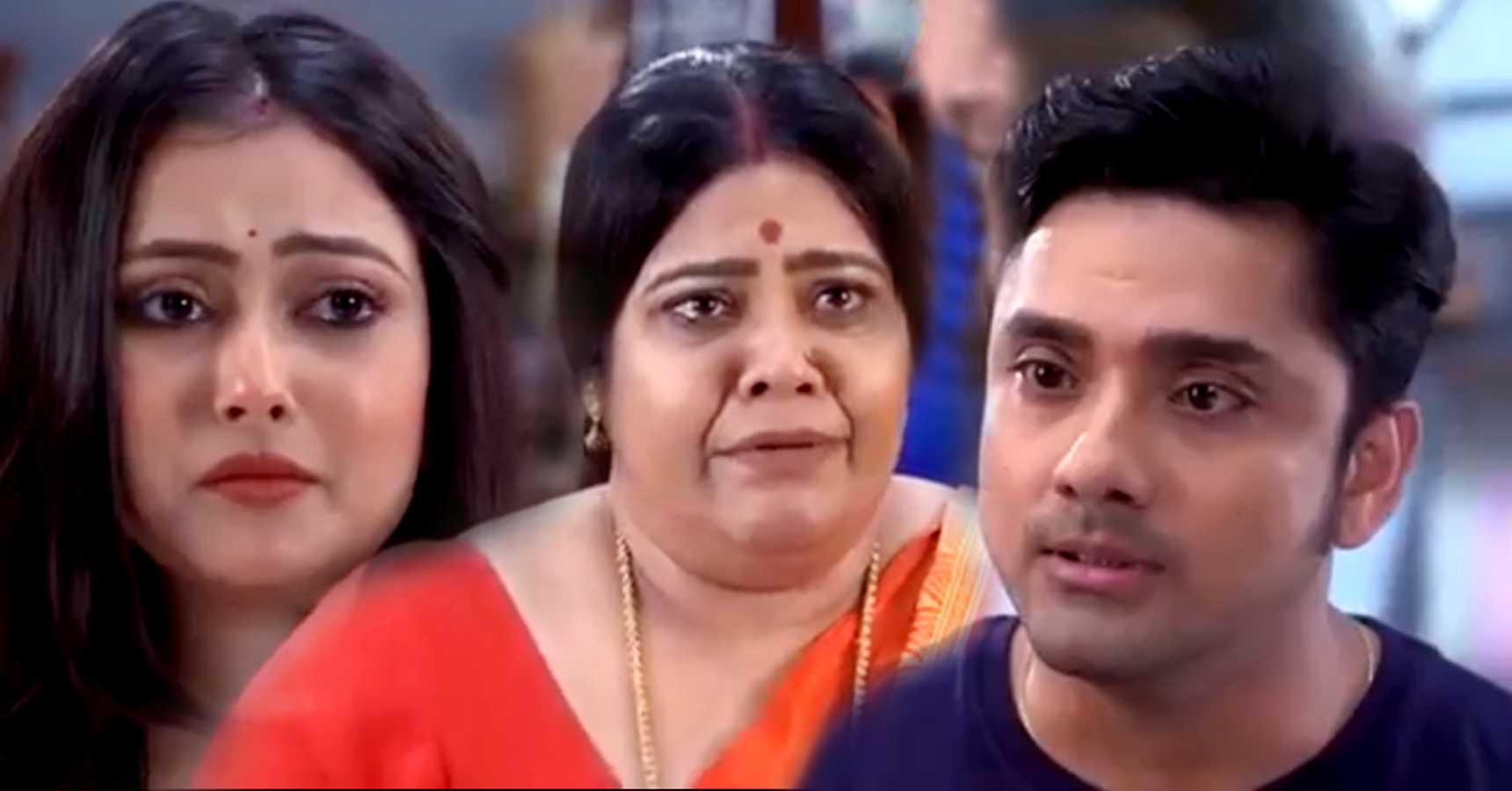 neem phooler madhu serial srijan angry with mother