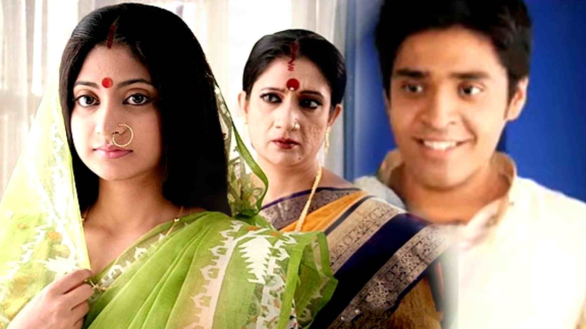 actress sandipta sen and gourab chatterjee in star jalsha durga serial