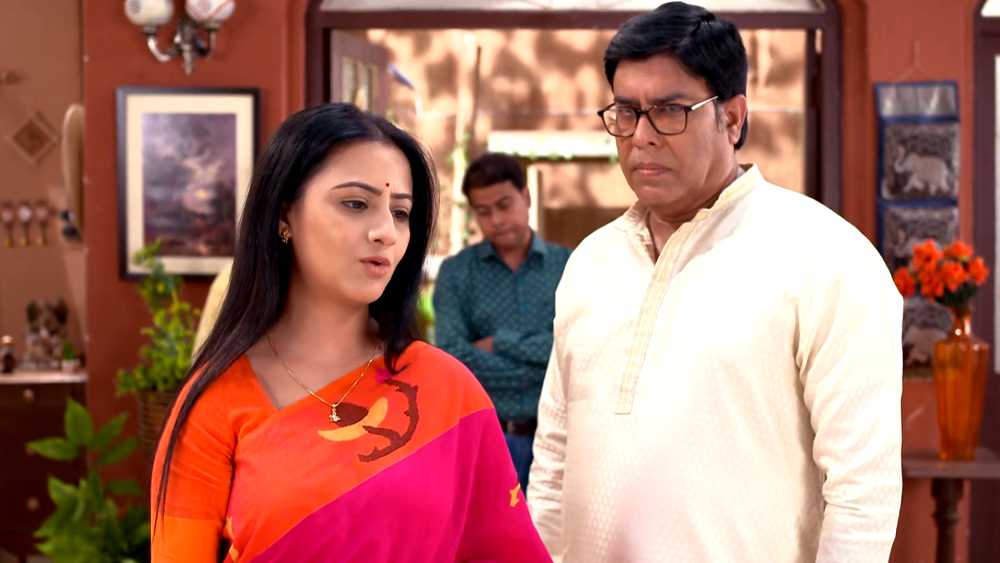 kar kache koi moner katha serial priyanka's father praised shimul