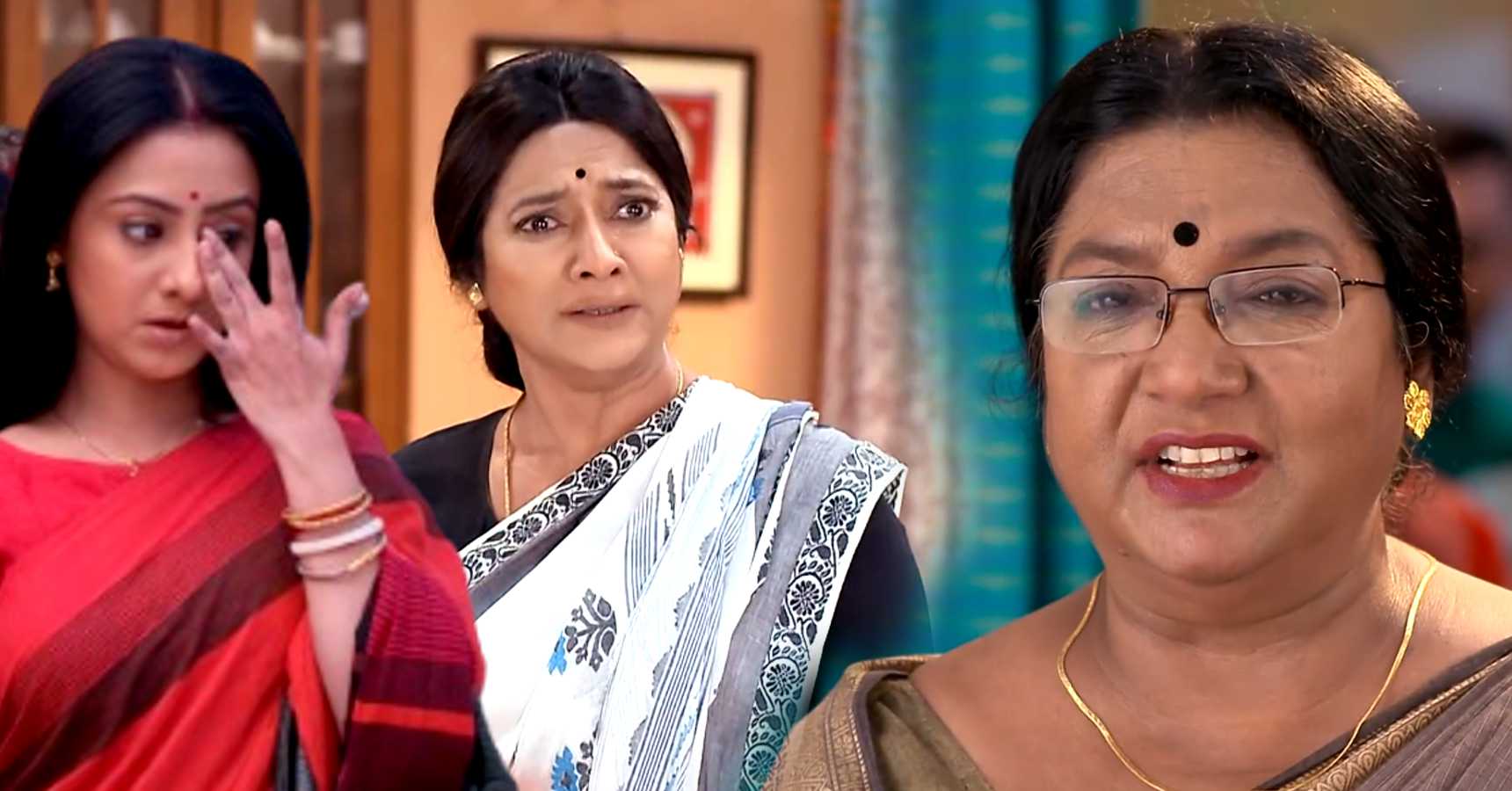 kar kache koi moner katha serial madhubala stand for shimul against satadru's mother