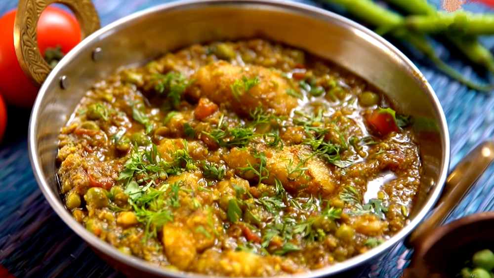 matar ka nimona recipe