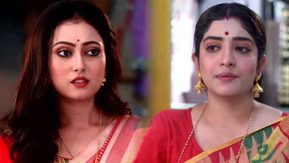 neem phooler madhu serial moumita helped porna srijan's plan