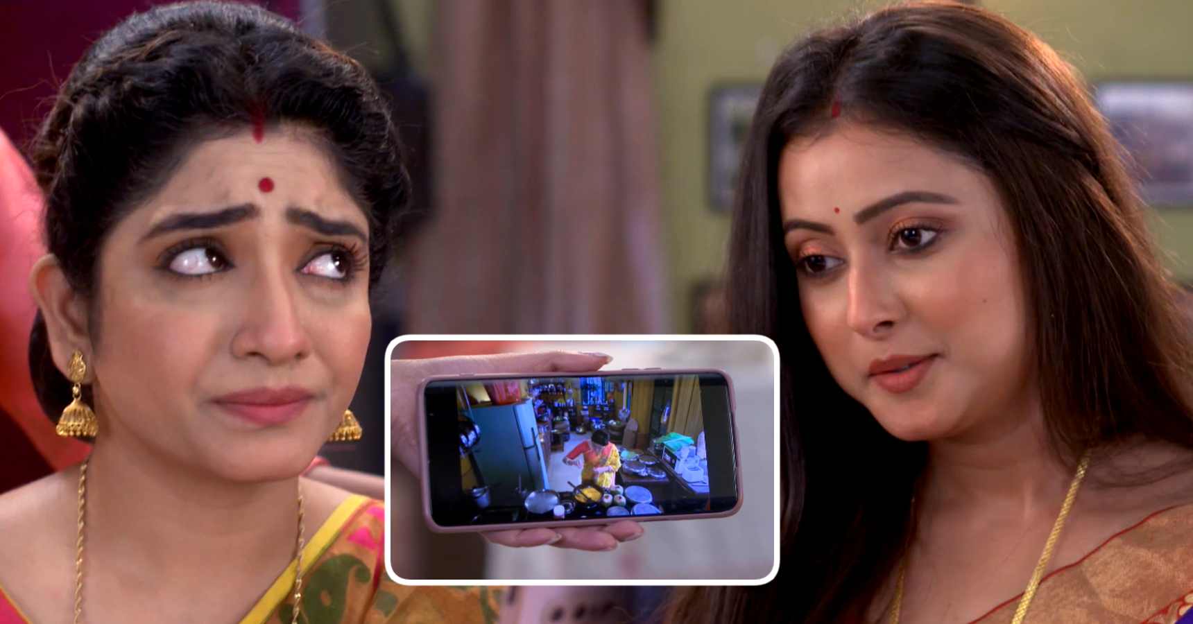 neem phooler madhu serial porna caught moumita red handed