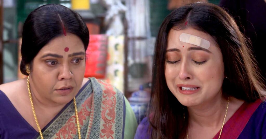 neem phooler madhu srijan porna in danger during save ayan moumita